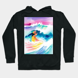 Girl in the Ocean Hoodie